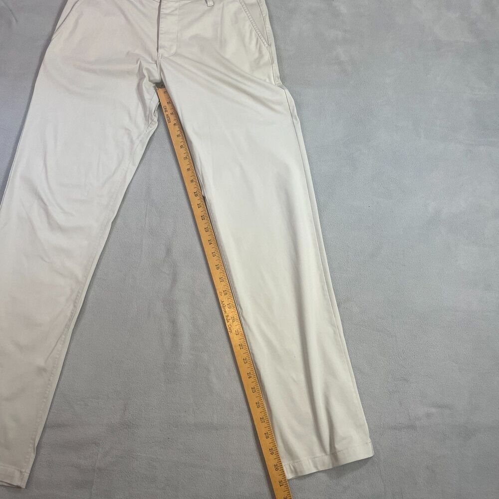 Rhone Commuter Pants Mens 30x31 Classic Fit Performance Flex Knit Golf Beige - Picture 6 of 16